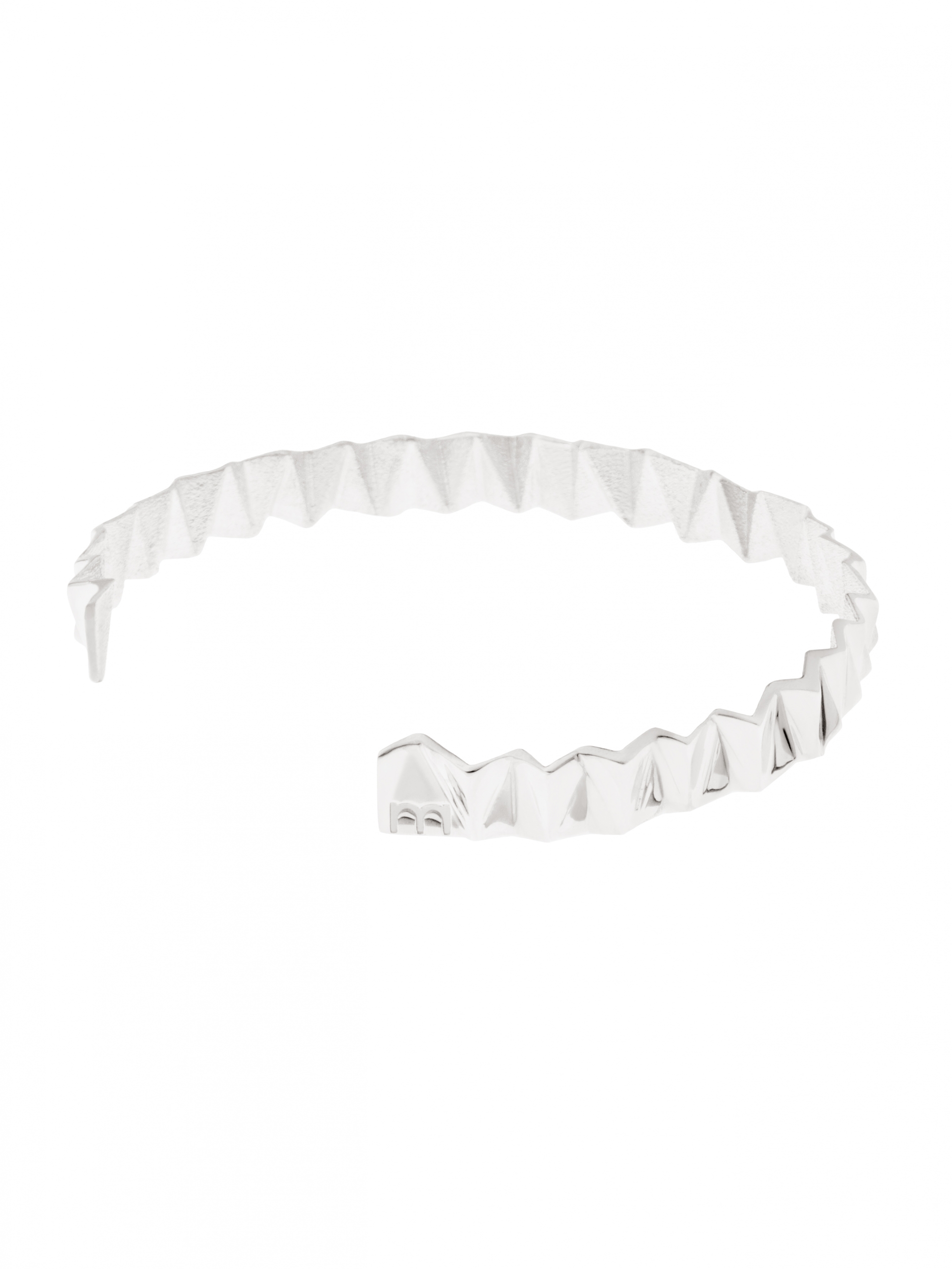 moie Srebrna bransoletka geometryczna minimalistyczna biżuteria moie