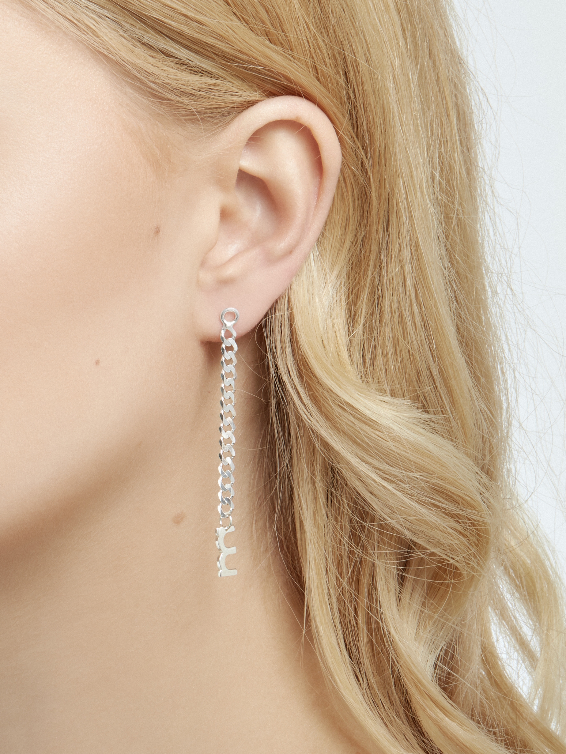kolczyki me17 silver_3 Srebrne kolczyki z łańcuszkiem minimalistyczna biżuteria moie