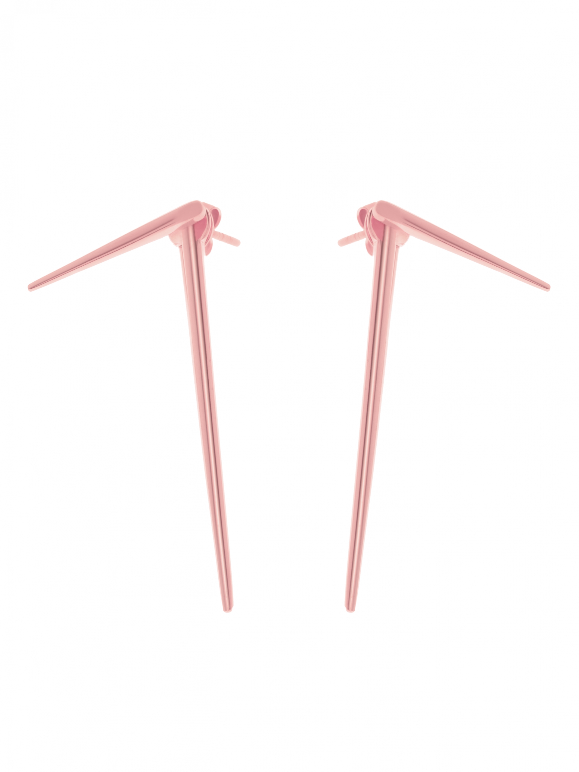 moie Kolczyki ćwieki me20 rose gold różowe złoto minimalistyczna biżuteria moie