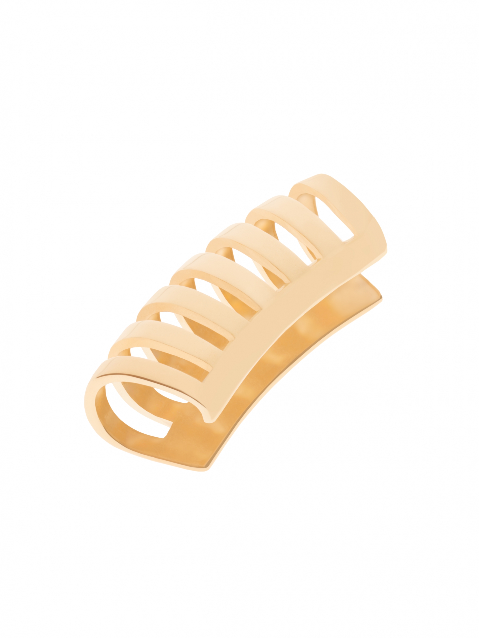 złota nausznica z kółek me19 gold złoto minimalistyczna biżuteria moie