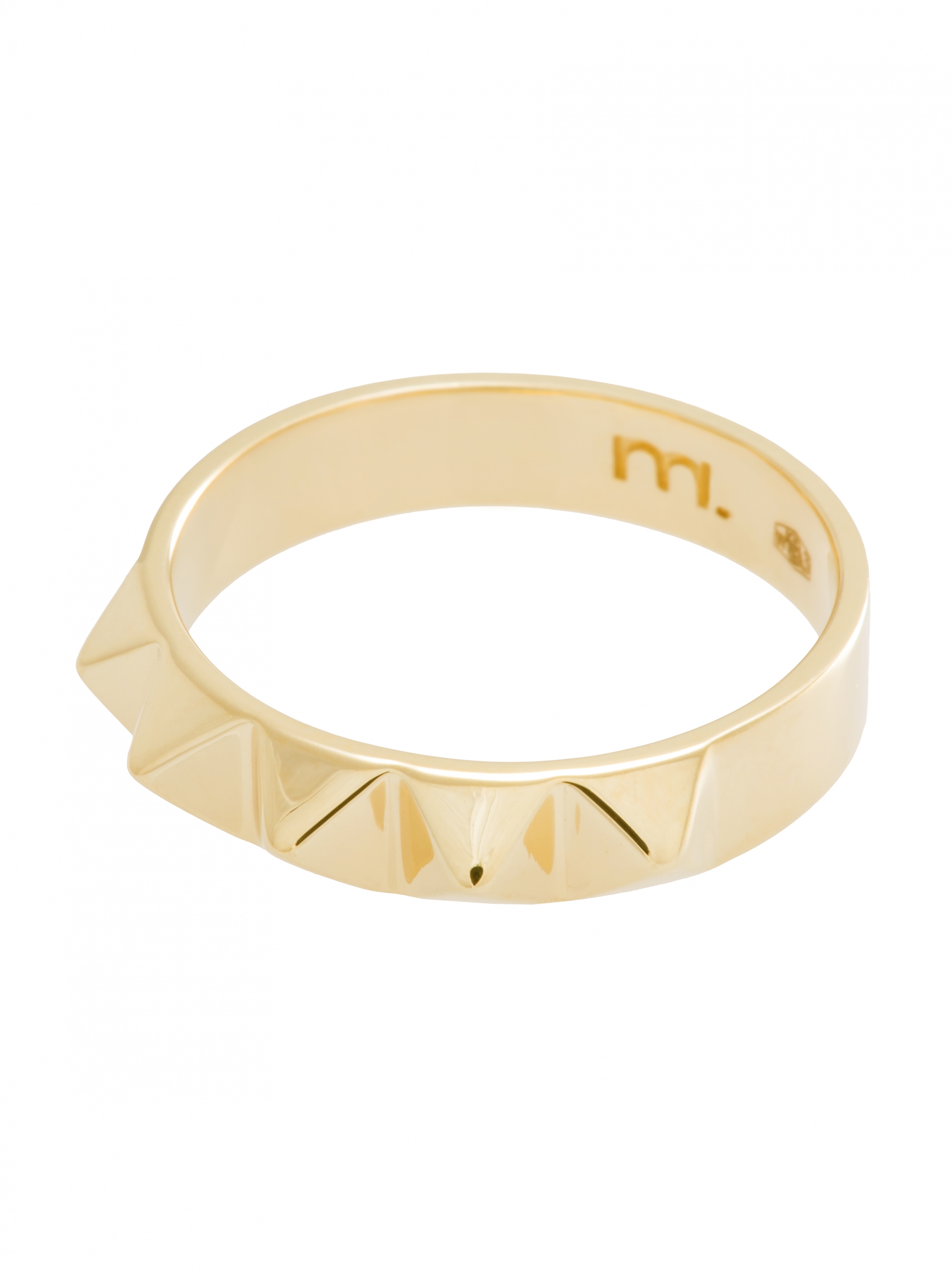 moie moie Złoty pierścionek obrączka minimalistyczna biżuteria moie