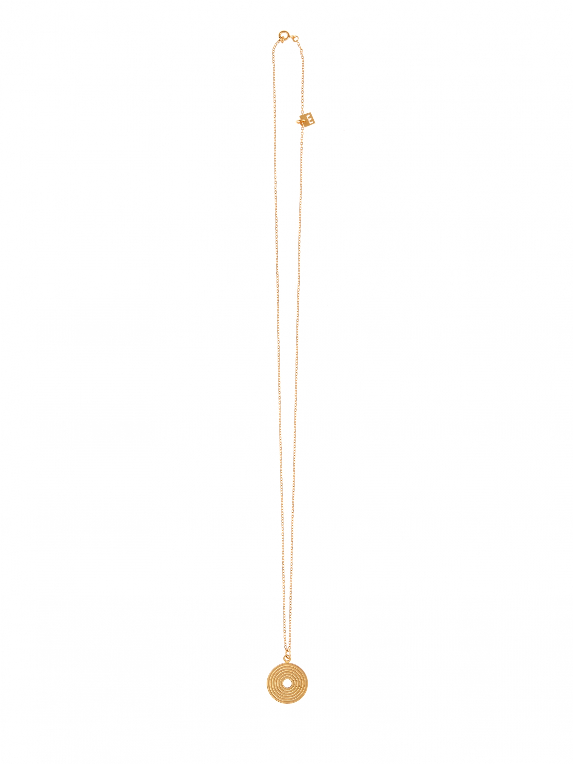 naszyjnik re3 gold_1 Łańcuszek z medalionem naszyjnik re3 gold złoto minimalistyczna biżuteria moie
